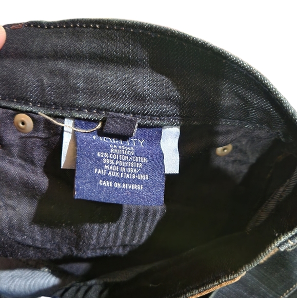 Fidelity Denim Jeans 50-11 USA Made Pants Sabbath Rinse Distressed Perfect Fade - Picture 7 of 10